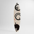 BLACK AND WHITE COMBINATION Surfboard Decorative Panel