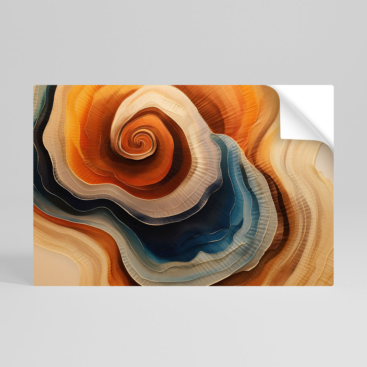 SPIRALING DREAMSCAPE Αυτοκόλλητη Αφίσα οριζόντια