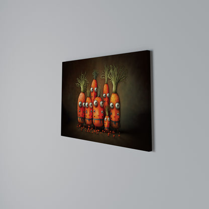 CUTE OR SCARY Horizontal Canvas Print