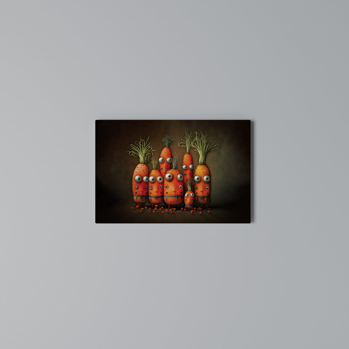 CUTE OR SCARY Horizontal Canvas Print