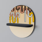 COLORFUL STRINGS Διακοσμητικό Ράφι Art Shelf