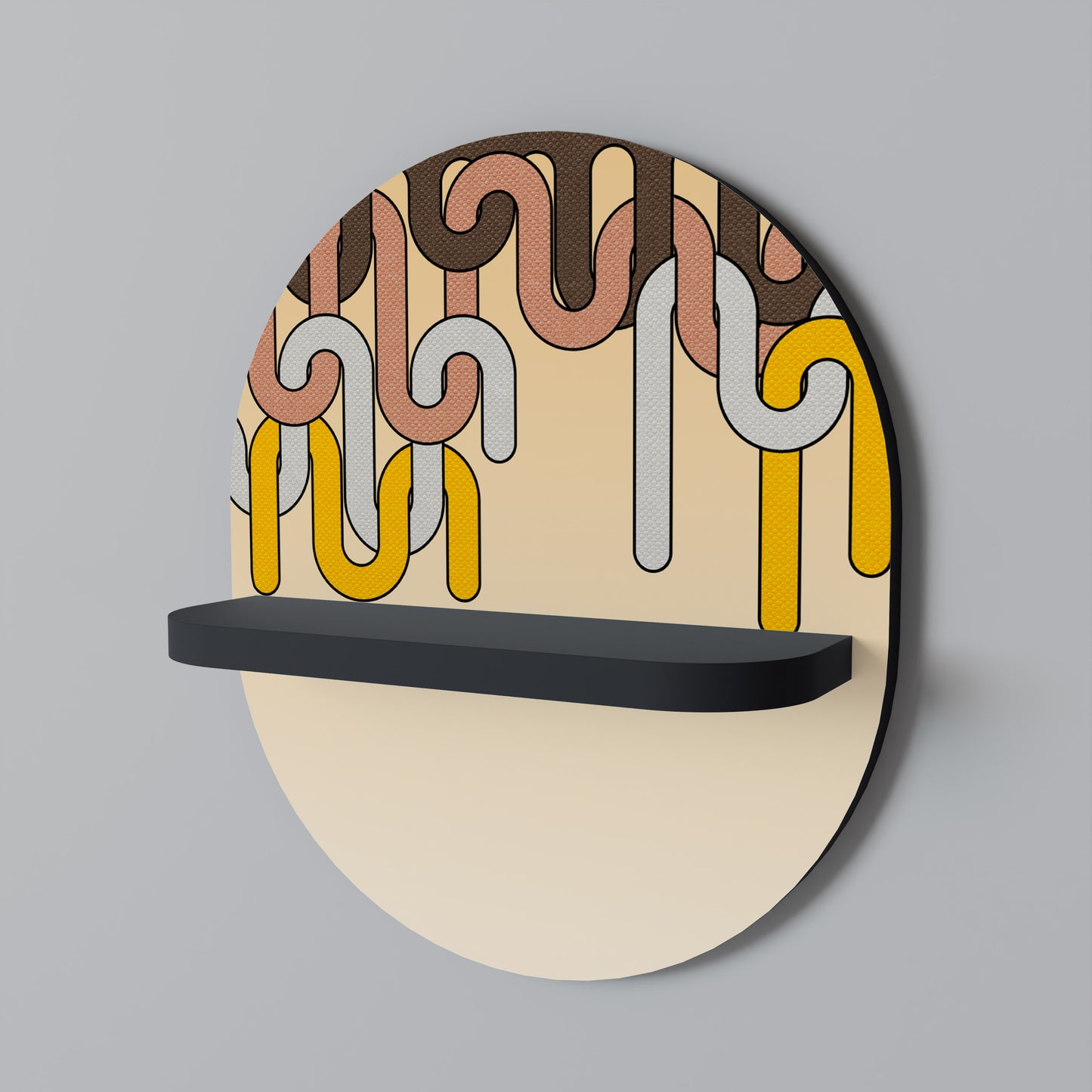 COLORFUL STRINGS Διακοσμητικό Ράφι Art Shelf