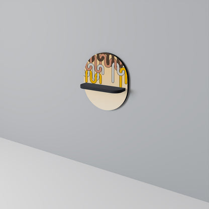 COLORFUL STRINGS Διακοσμητικό Ράφι Art Shelf