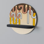 COLORFUL STRINGS Διακοσμητικό Ράφι Art Shelf