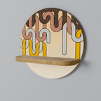 COLORFUL STRINGS Διακοσμητικό Ράφι Art Shelf