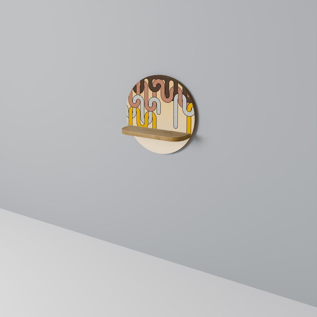 COLORFUL STRINGS Διακοσμητικό Ράφι Art Shelf