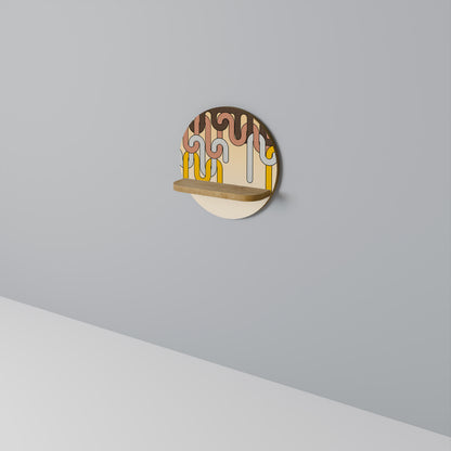 COLORFUL STRINGS Διακοσμητικό Ράφι Art Shelf