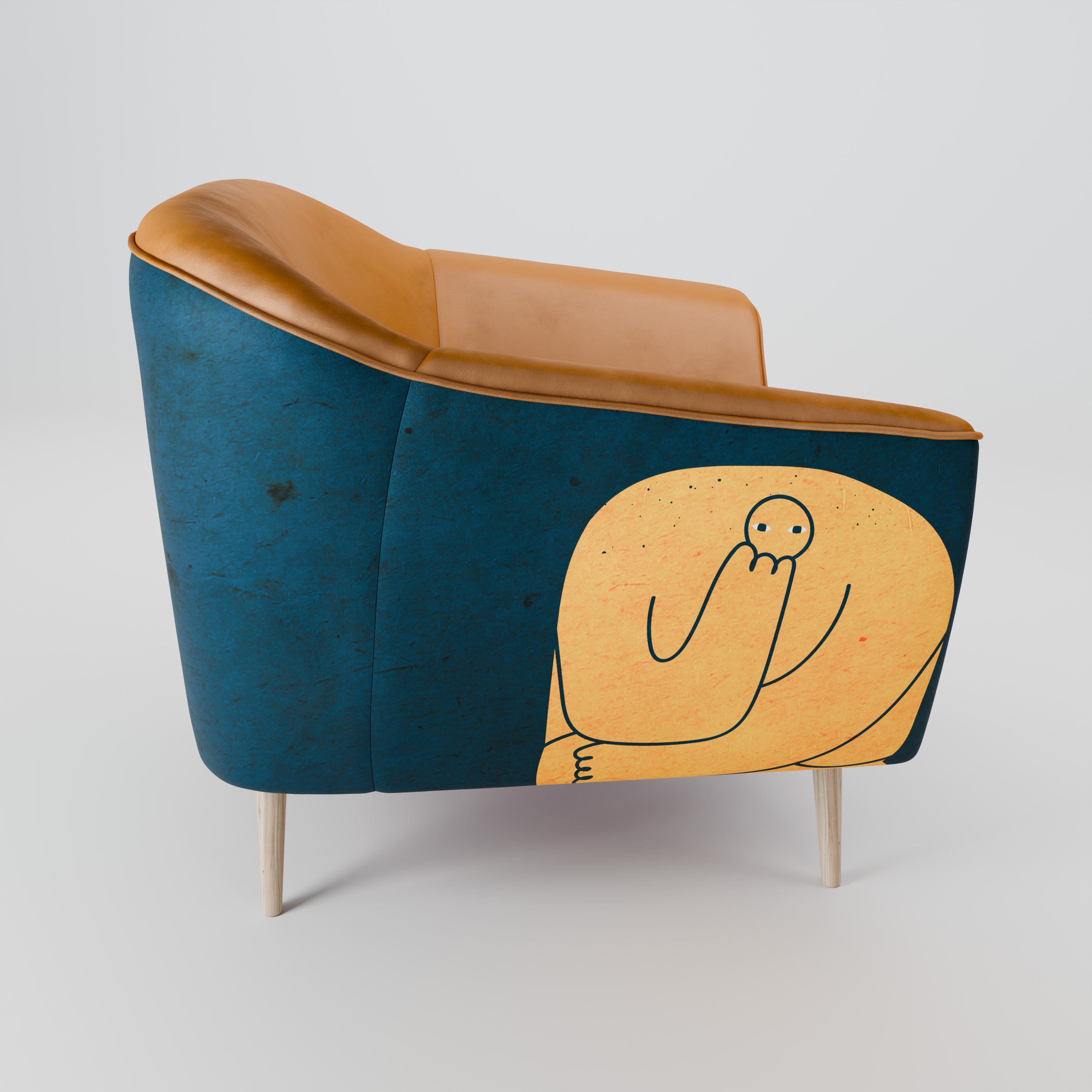 TOGETHER BUT SEPARATELY AURORA Armchair