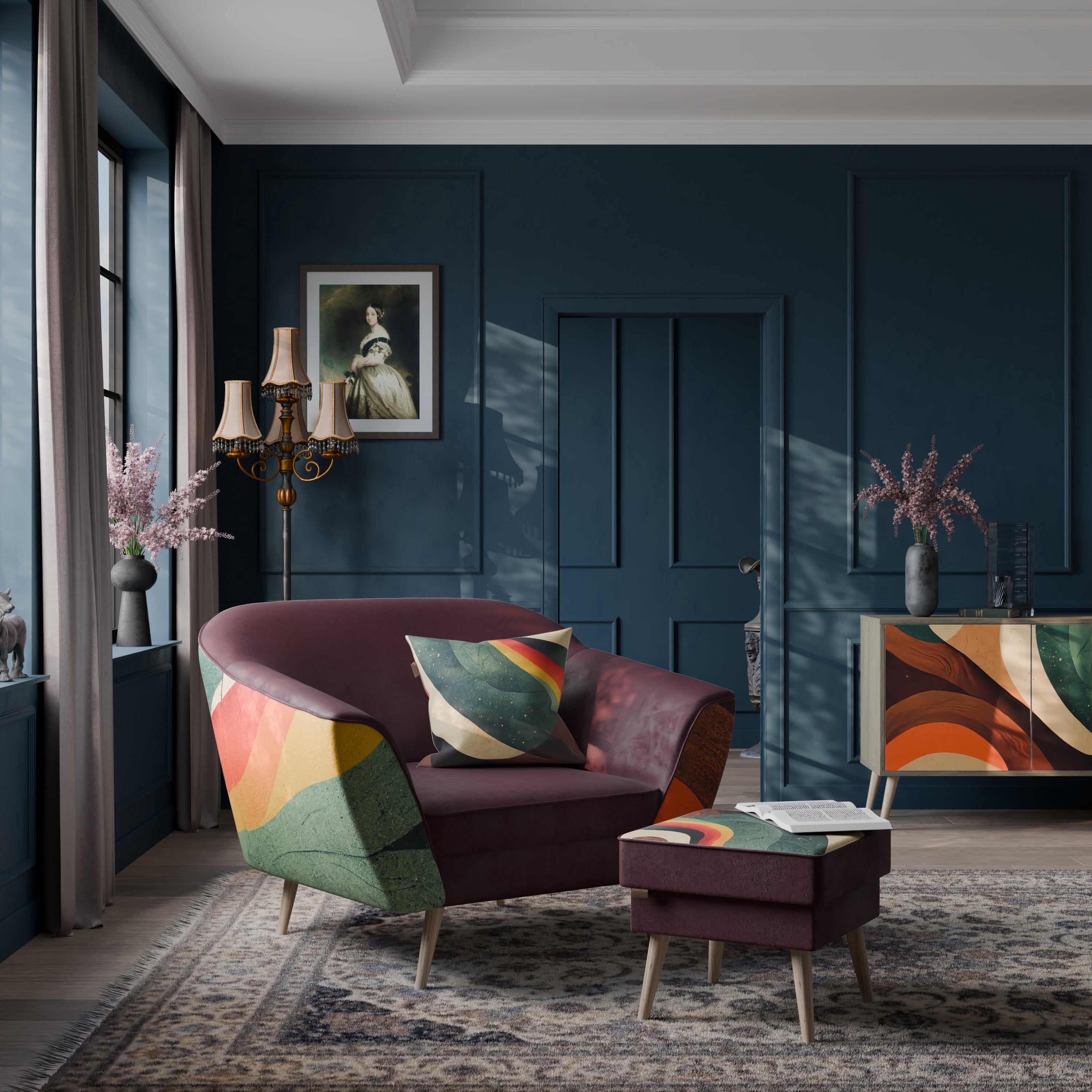 COLORFUL STRANDS AURORA Armchair