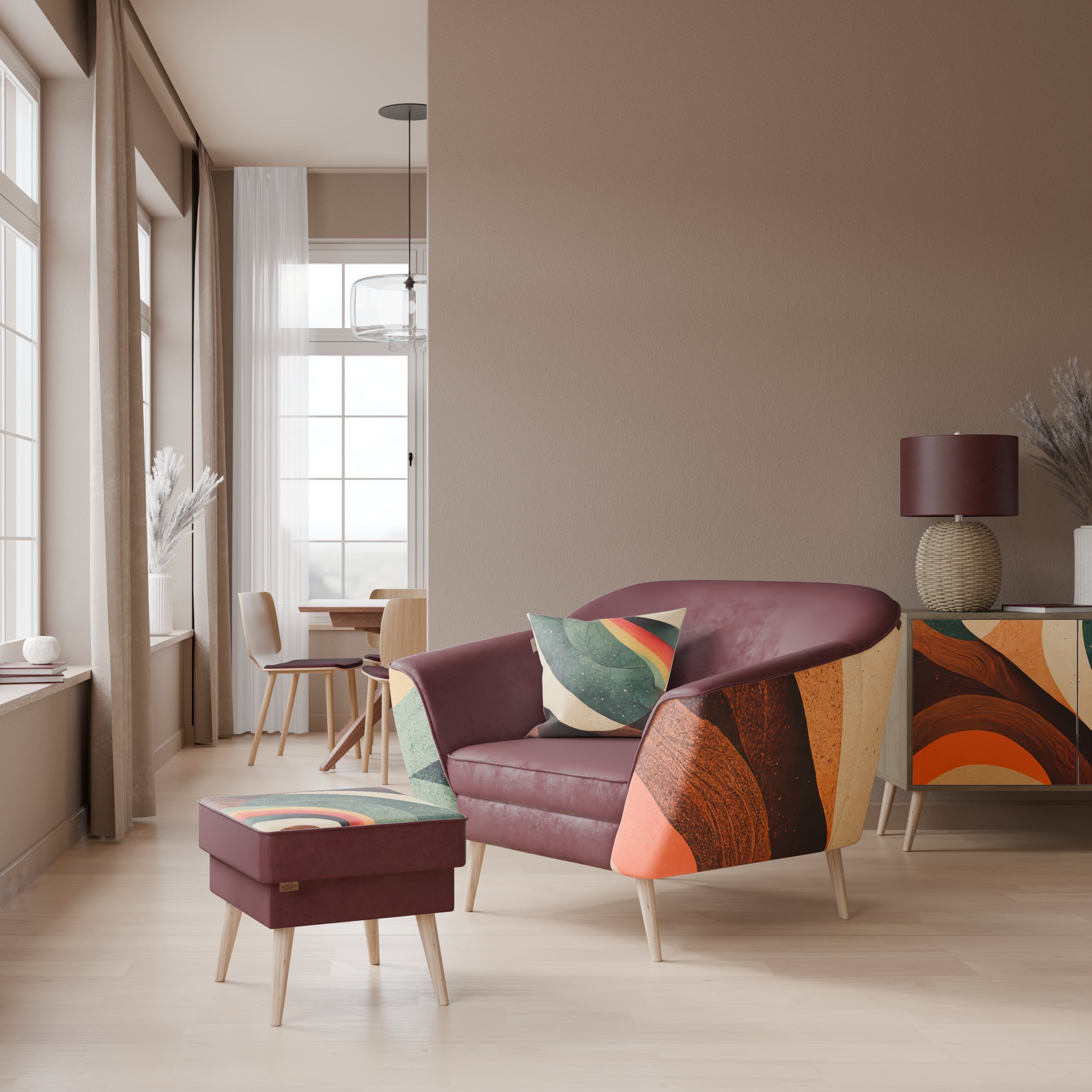 COLORFUL STRANDS AURORA Armchair