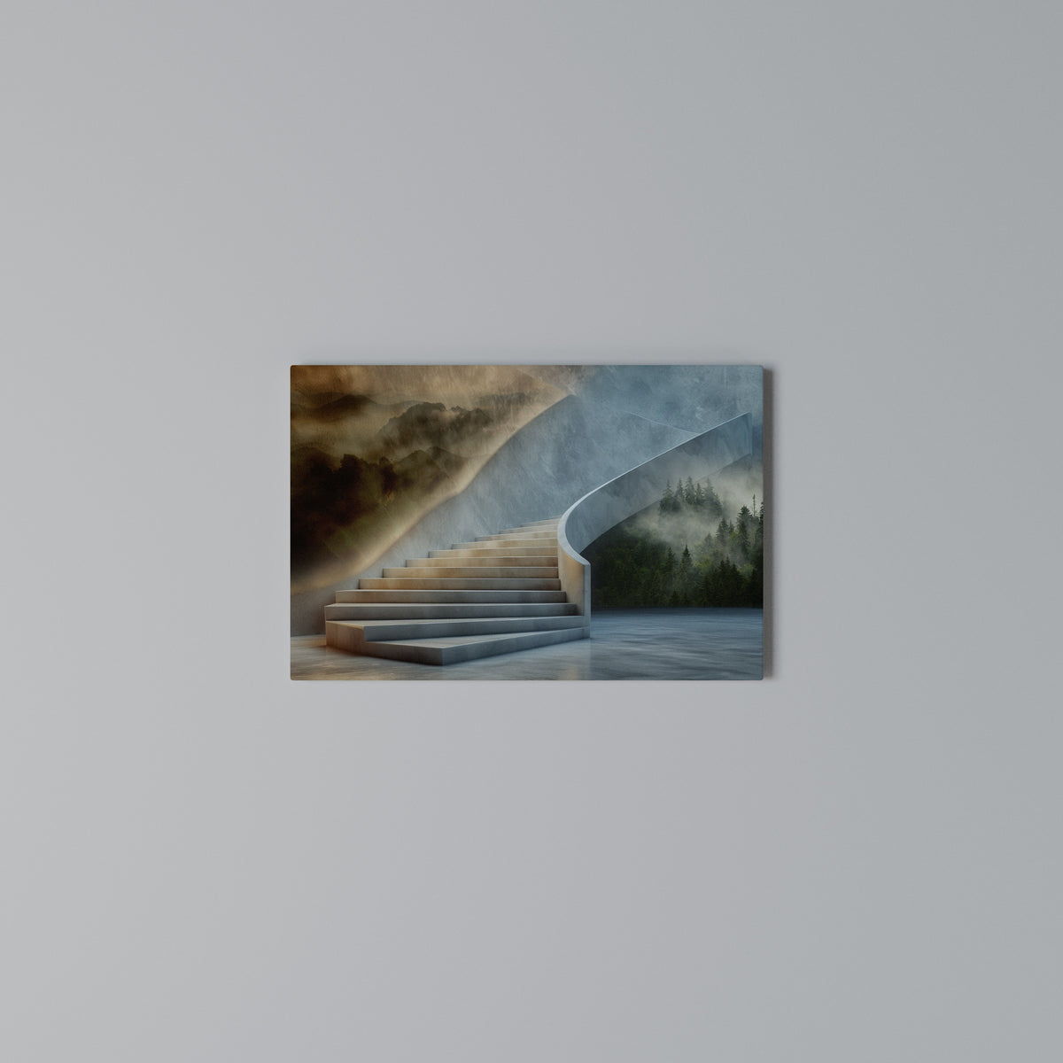 STEPS TO SERENITY Horizontal Canvas Print