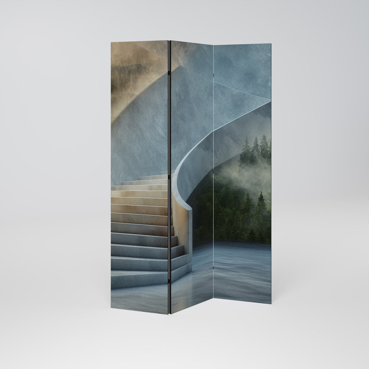 STEPS TO SERENITY Παραβάν με 3 πάνελ