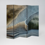 STEPS TO SERENITY 5-Panel Room Divider