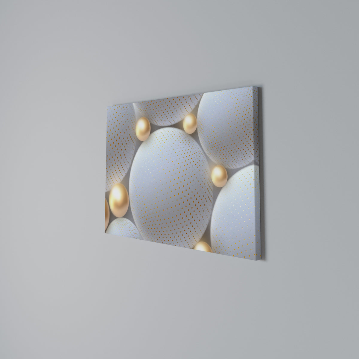 LUMINOUS SPHERICAL HARMONY Horizontal Canvas Print