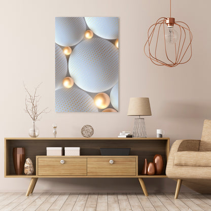 LUMINOUS SPHERICAL HARMONY Κατακόρυφος Πίνακας σε Καμβά