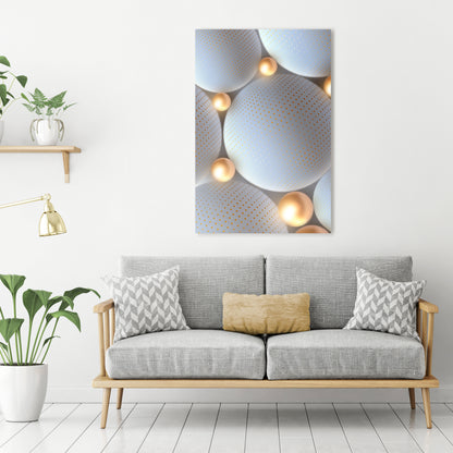 LUMINOUS SPHERICAL HARMONY Κατακόρυφος Πίνακας σε Καμβά