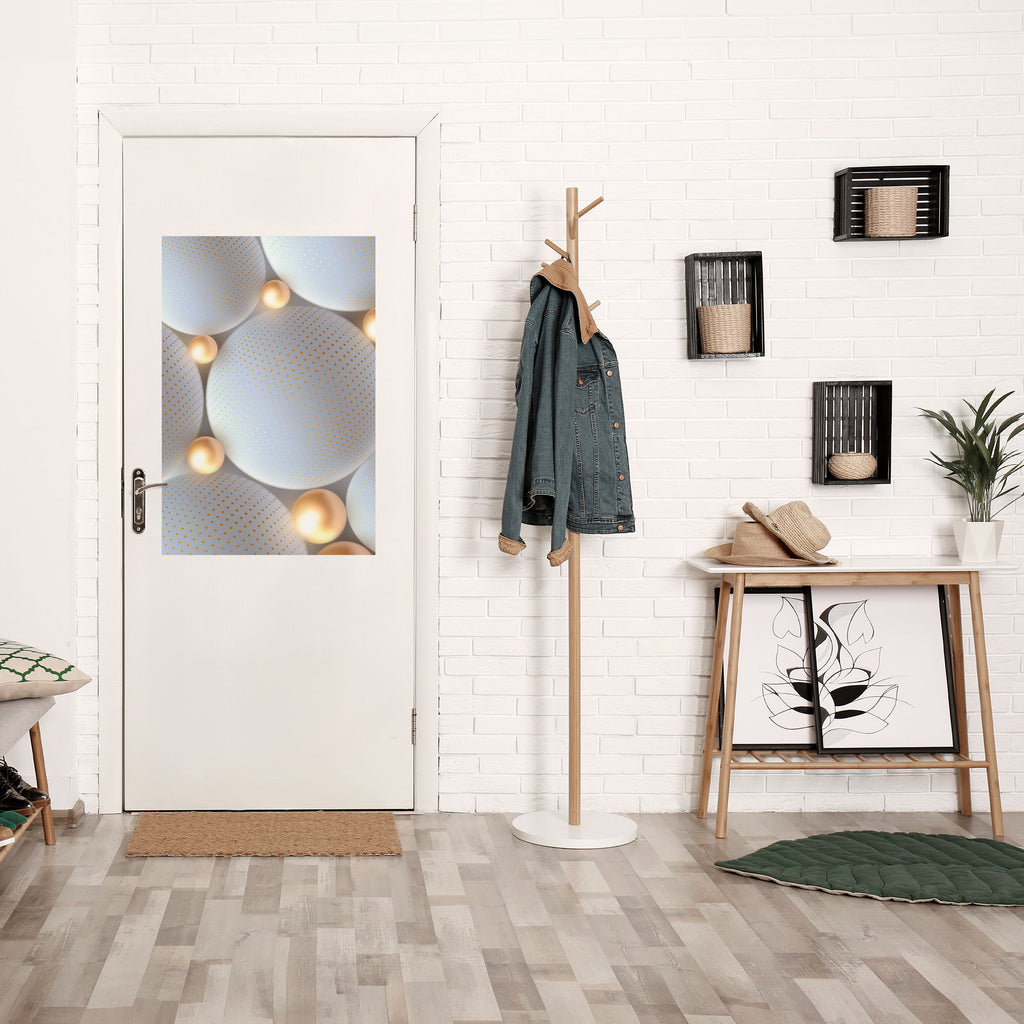 LUMINOUS SPHERICAL HARMONY Peel and Stick Vertical Poster