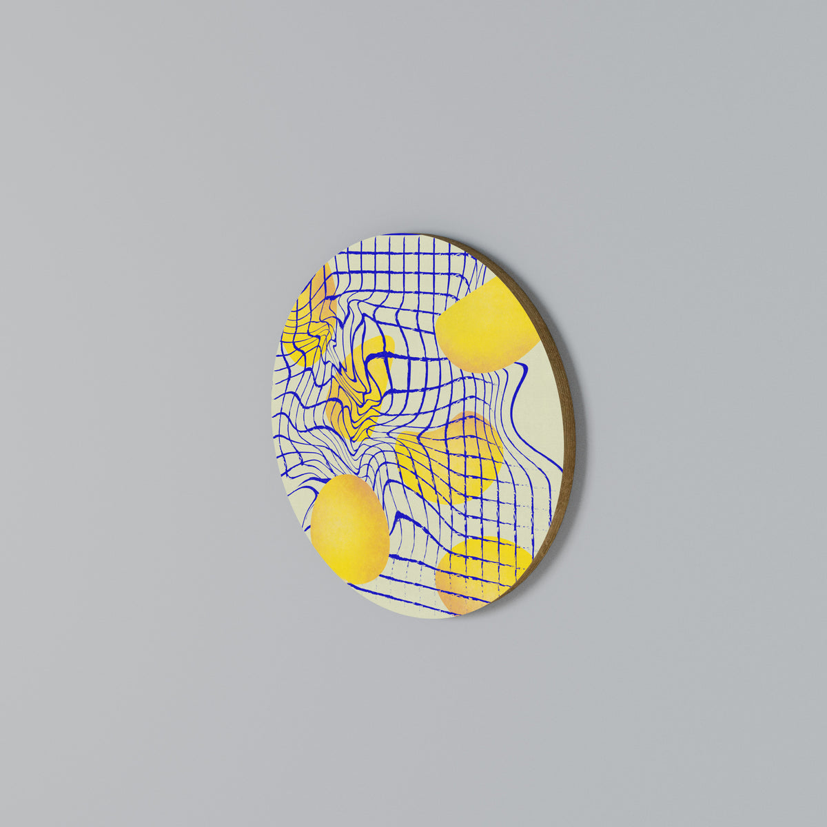 CURVED SPACE Στρογγυλός πίνακας ζωγραφικής