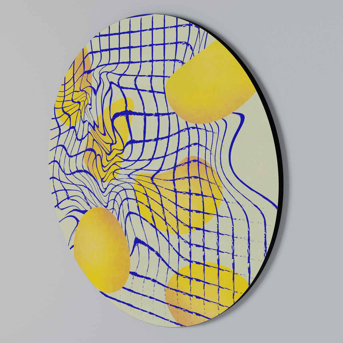 CURVED SPACE Στρογγυλός πίνακας ζωγραφικής