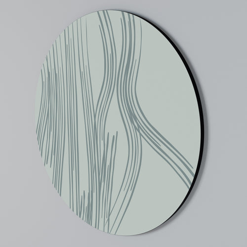 MEMORY TRACES Round Wall Art