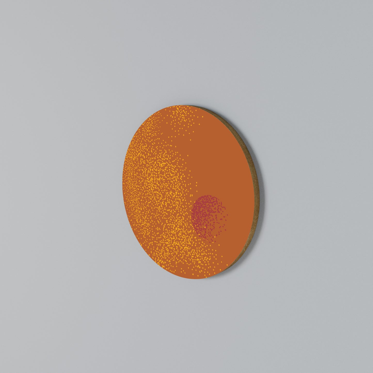 GLITTER COMPOSITION Round Wall Art