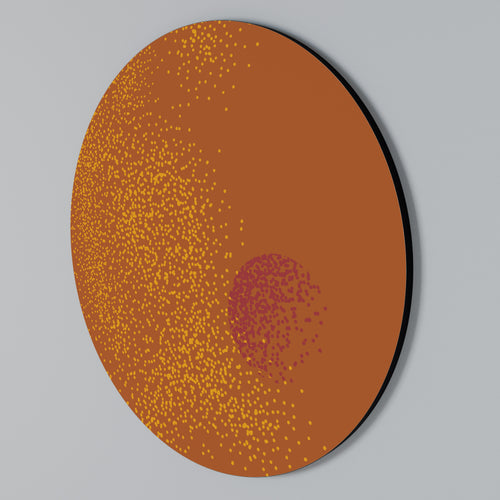 GLITTER COMPOSITION Round Wall Art