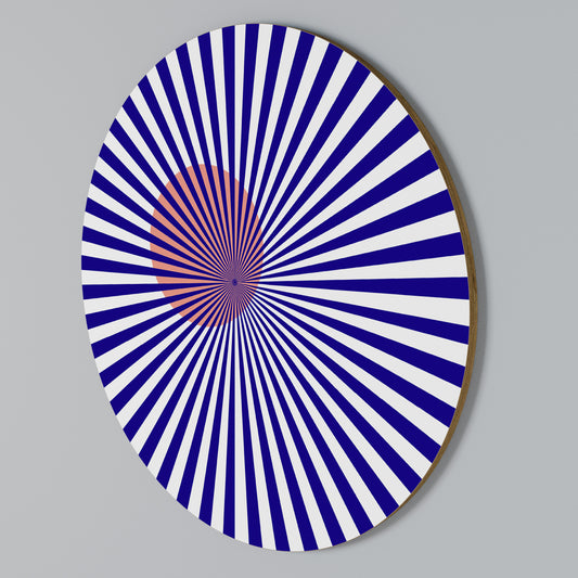 RADIANT ILLUSION Στρογγυλός πίνακας ζωγραφικής