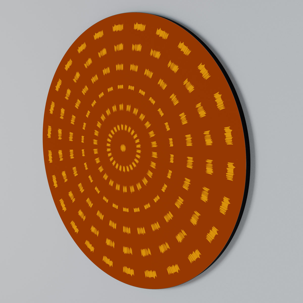 RADIANT ENERGY Στρογγυλός πίνακας ζωγραφικής