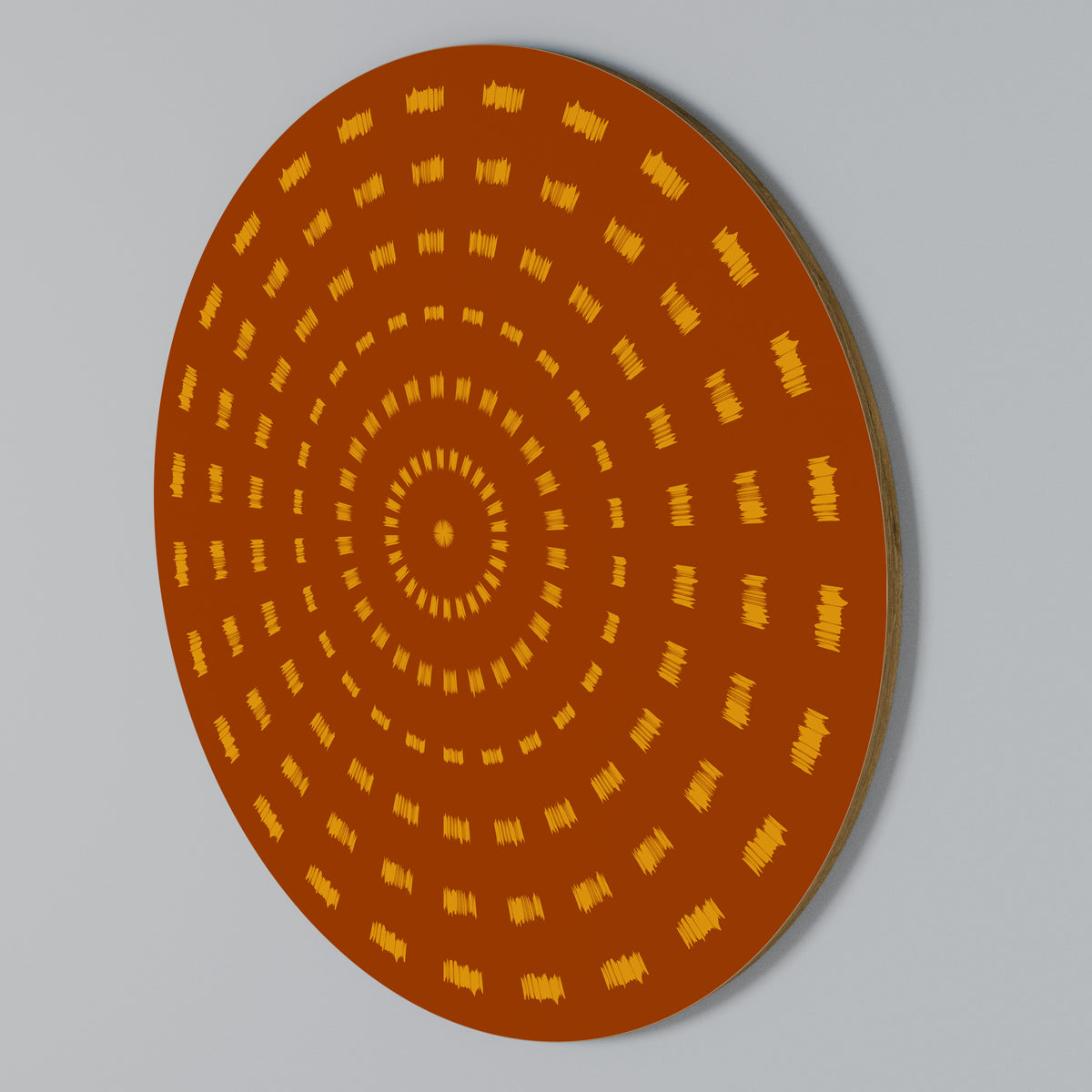 RADIANT ENERGY Στρογγυλός πίνακας ζωγραφικής