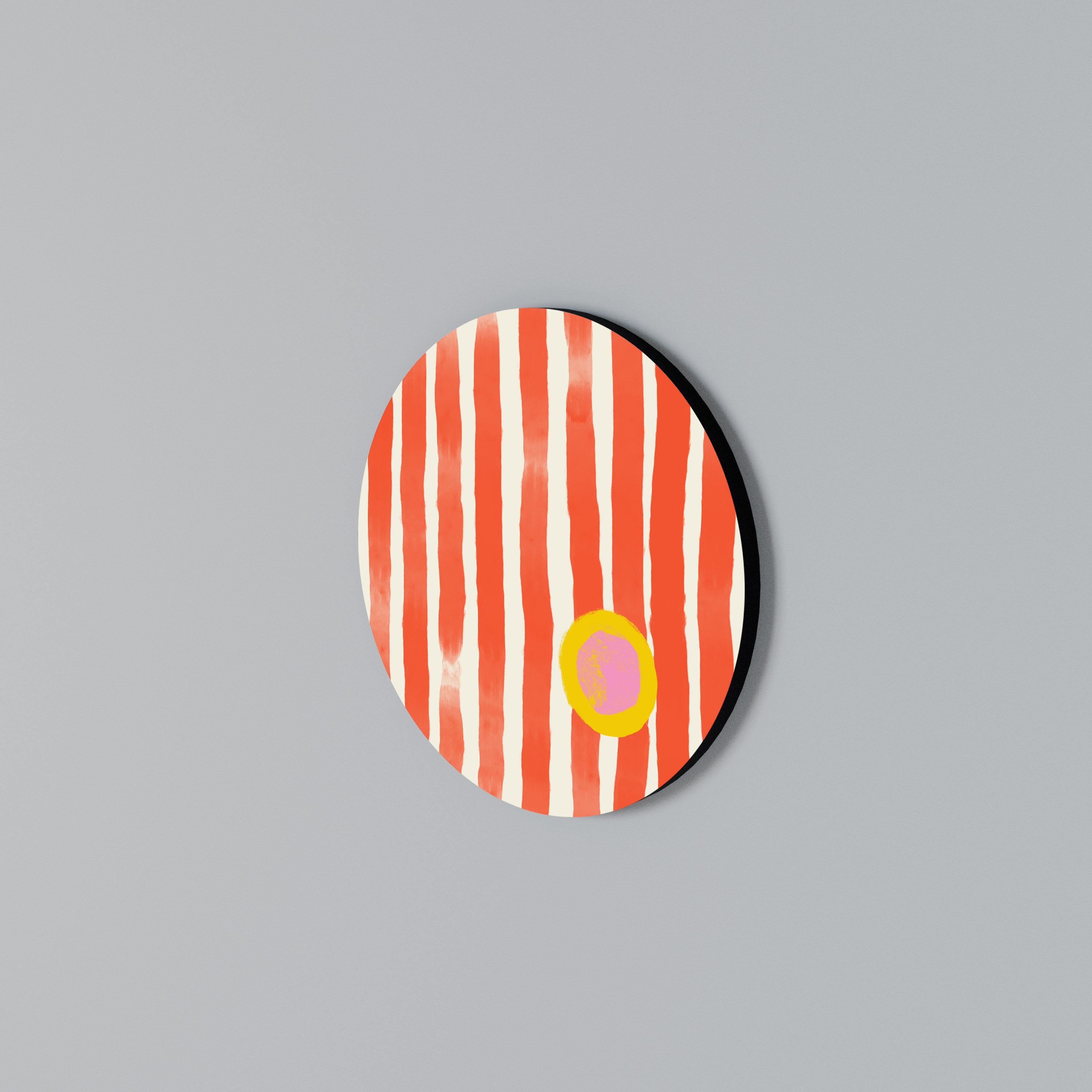 JOYFUL VIBES Round Wall Art