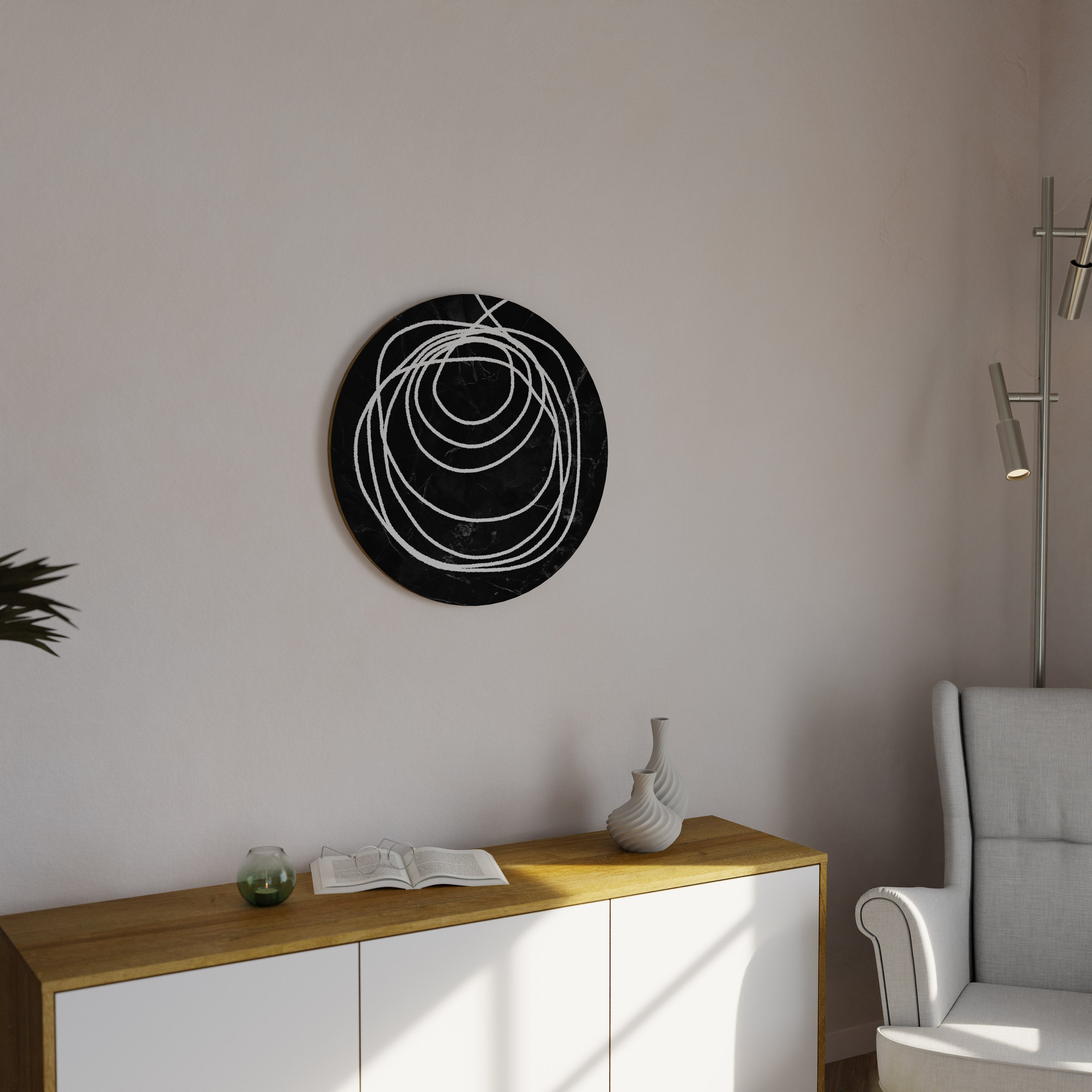 Στρογγυλή Τέχνη Τοίχου TRUST CIRCLES