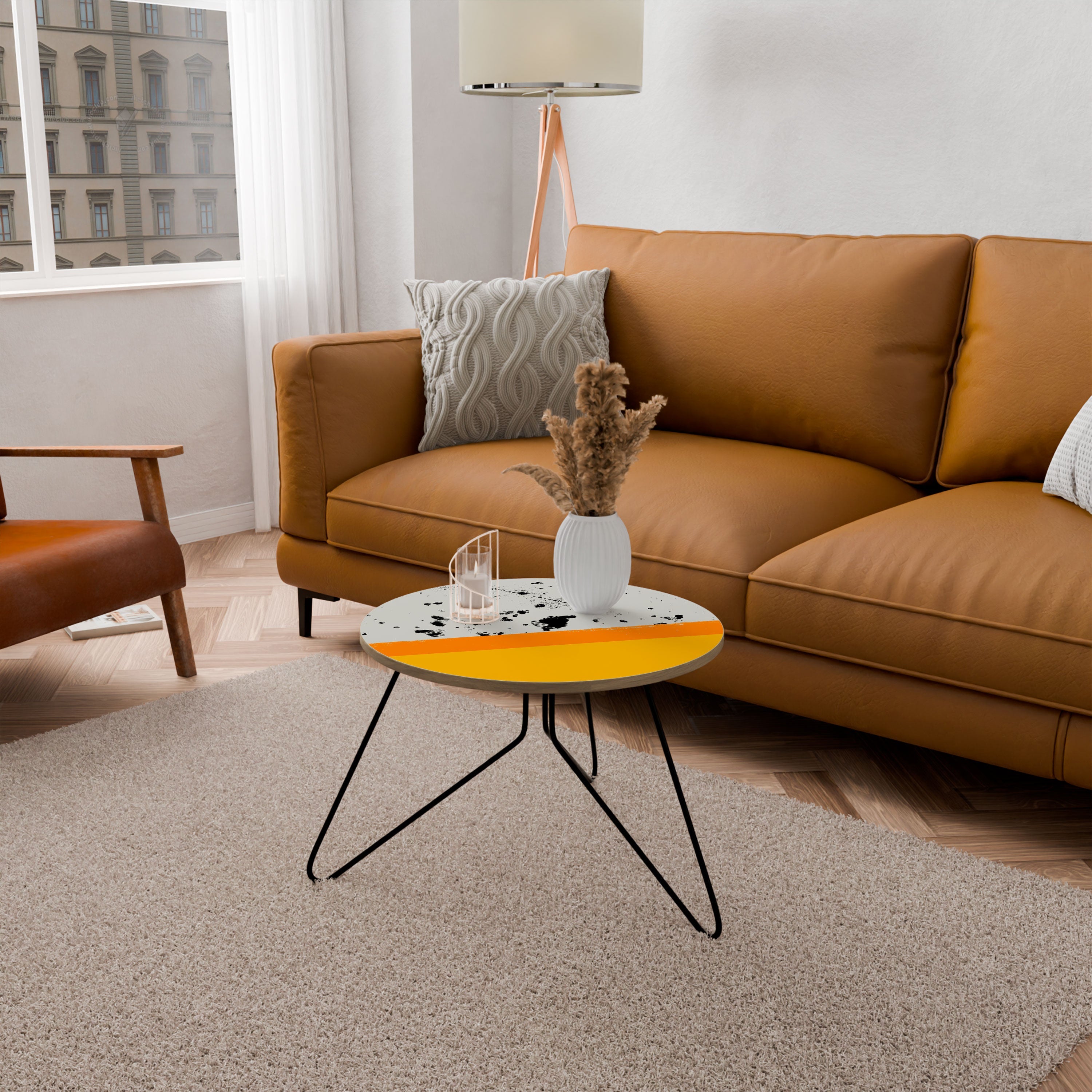 DYED BY ORANGE Coffee Table 60