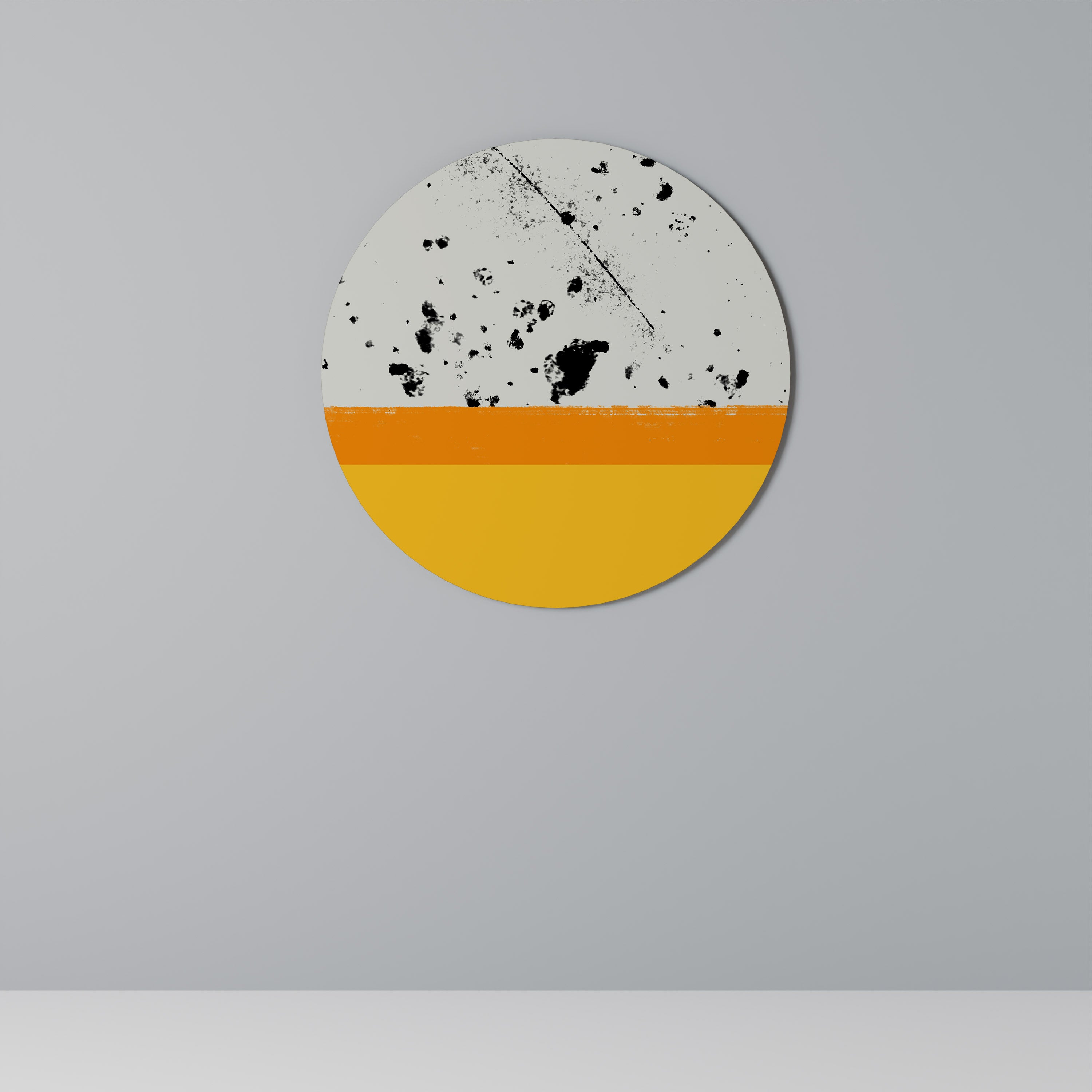 Στρογγυλή Τέχνη Τοίχου DYED BY ORANGE