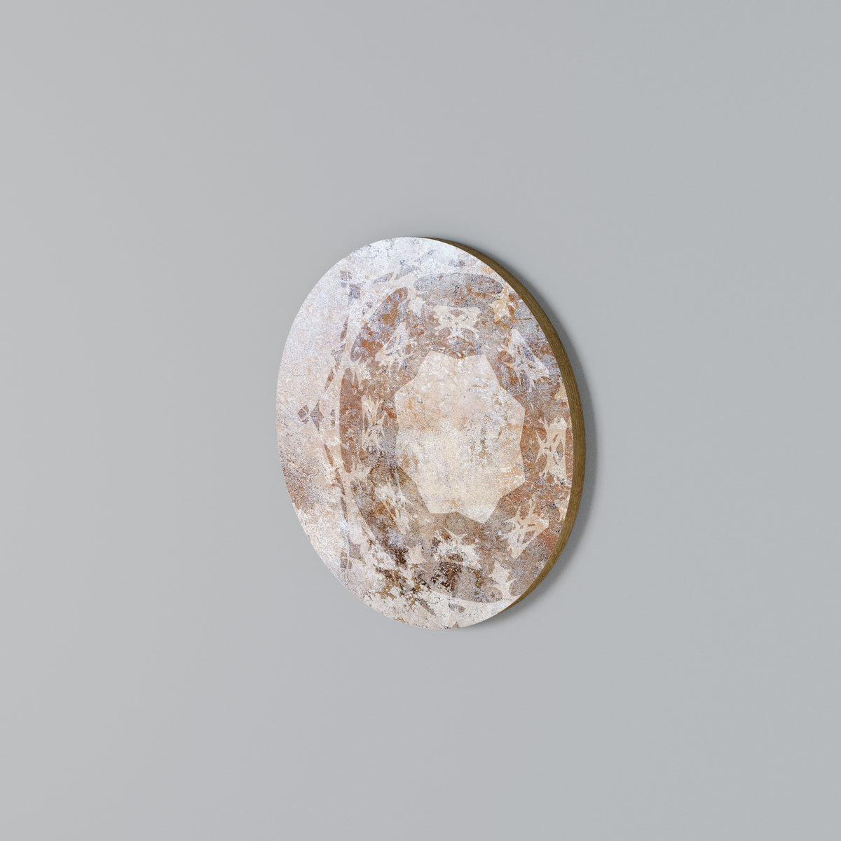 EARTHY ELEGANCE Στρογγυλός πίνακας ζωγραφικής