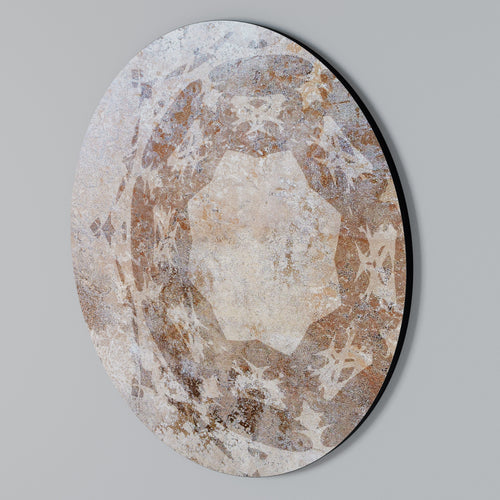 EARTHY ELEGANCE Στρογγυλός πίνακας ζωγραφικής