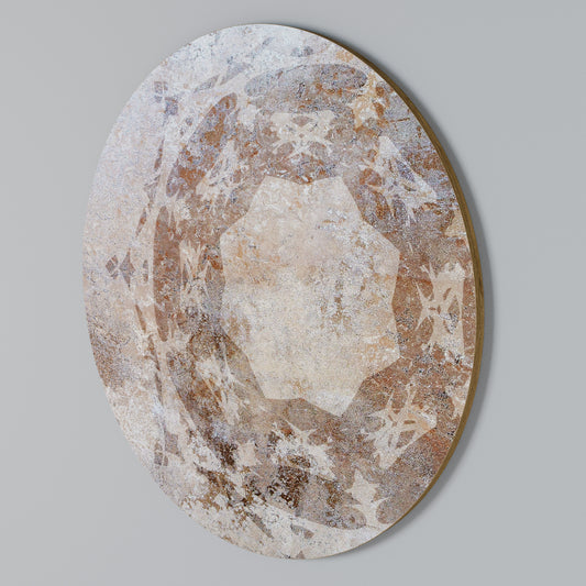 EARTHY ELEGANCE Στρογγυλός πίνακας ζωγραφικής