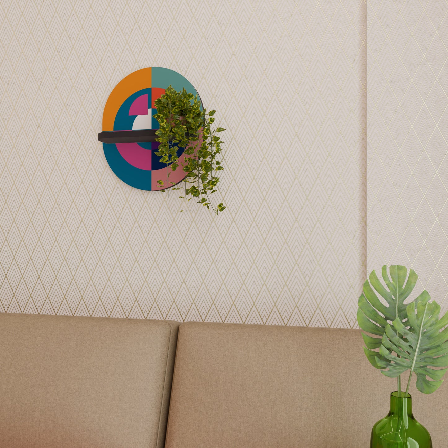 CREATING TOGETHER Art Shelf