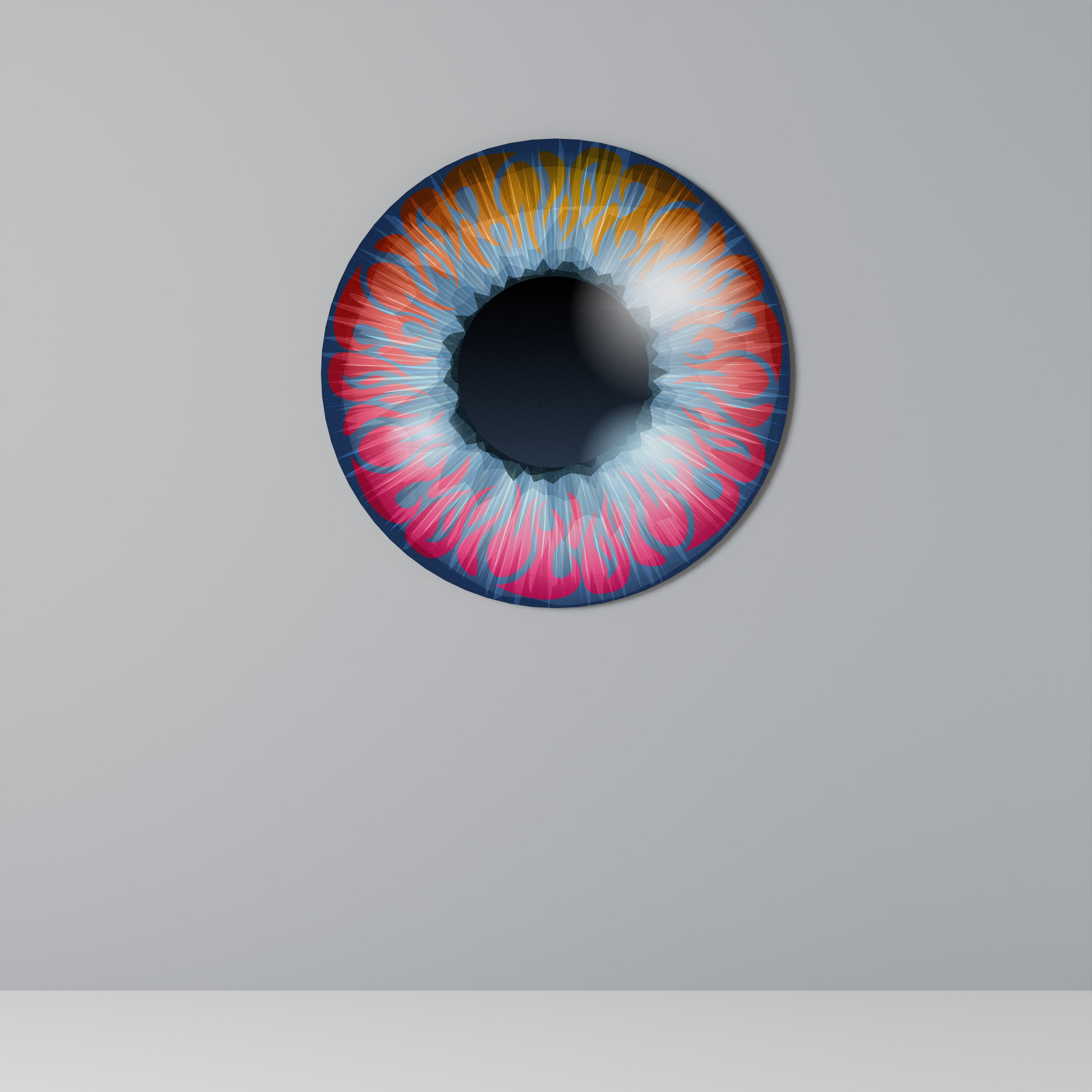Στρογγυλή Τέχνη Τοίχου FANTASY EYE