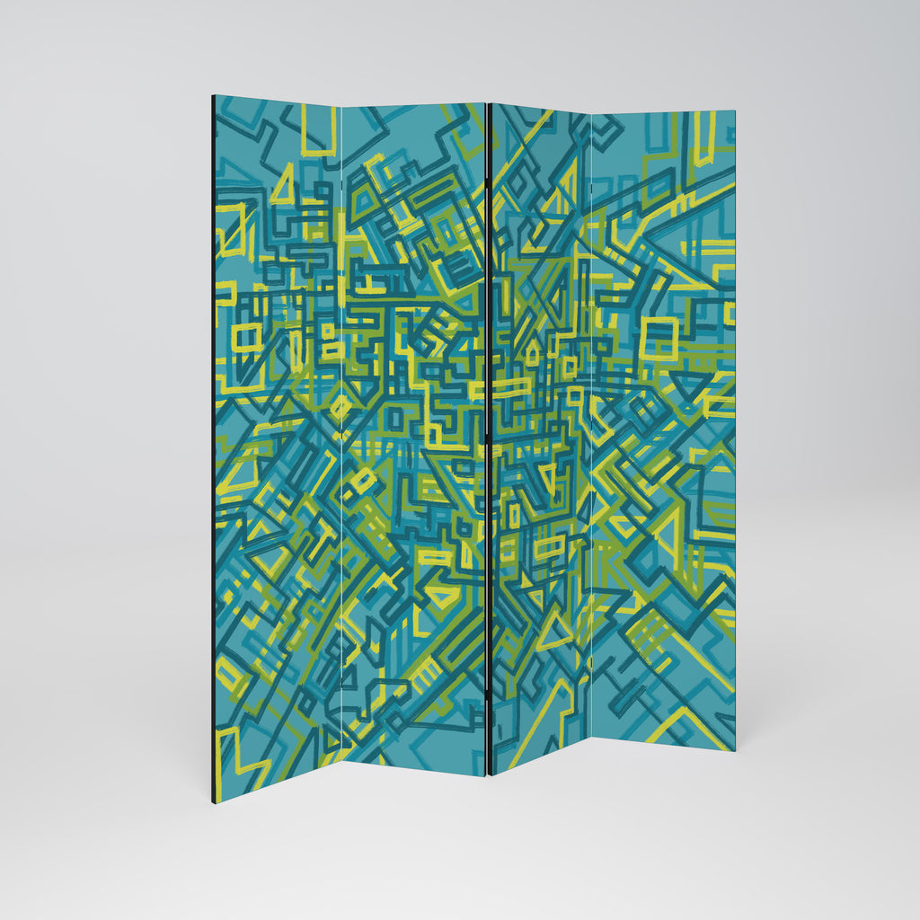 NOSTALGIC MEMORIES Παραβάν με 4 πάνελ