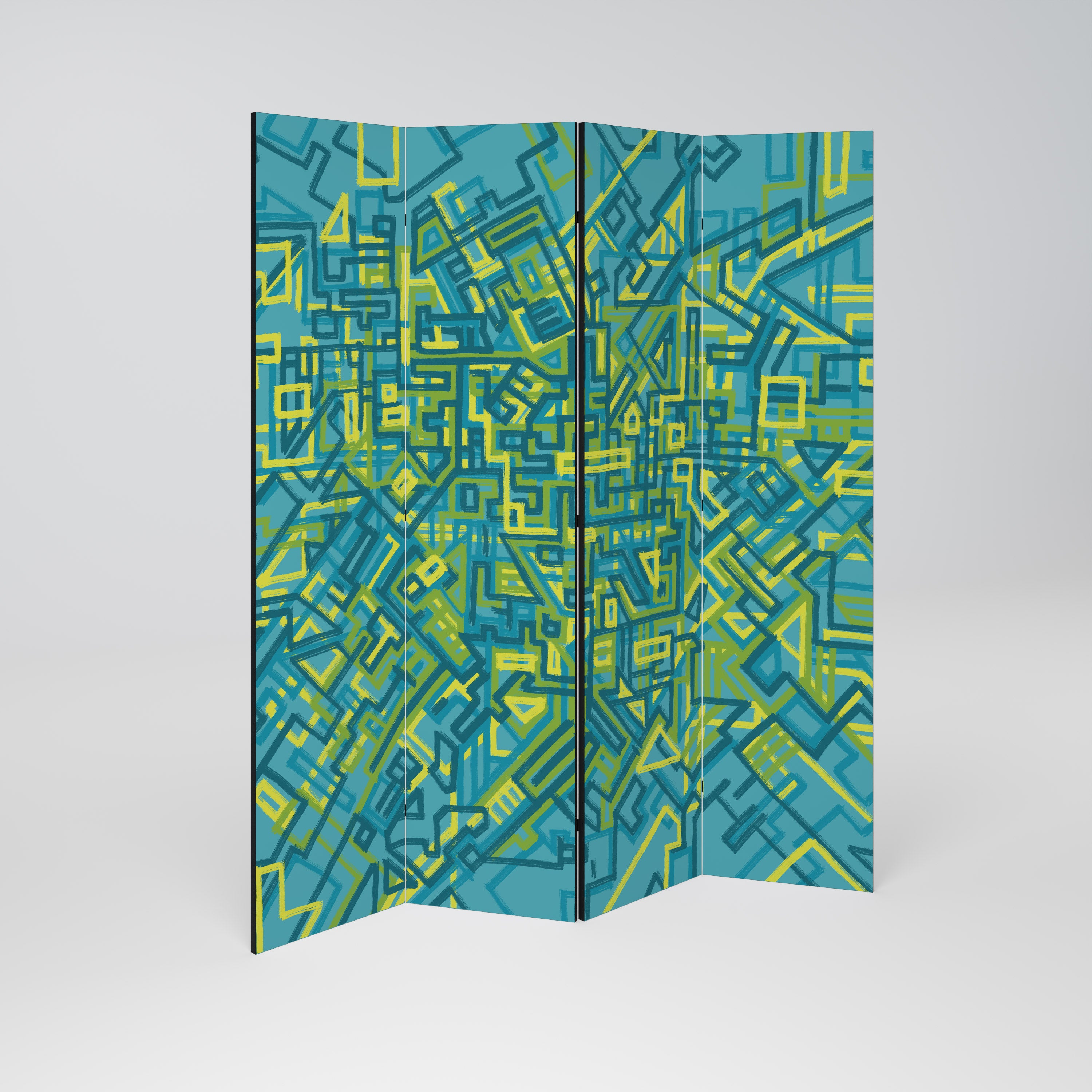 NOSTALGIC MEMORIES Παραβάν με 4 πάνελ