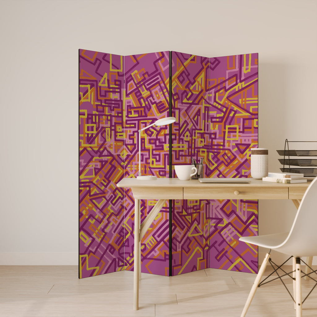 LOVELY MEMORIES Decorative 4-Panel Room Divider