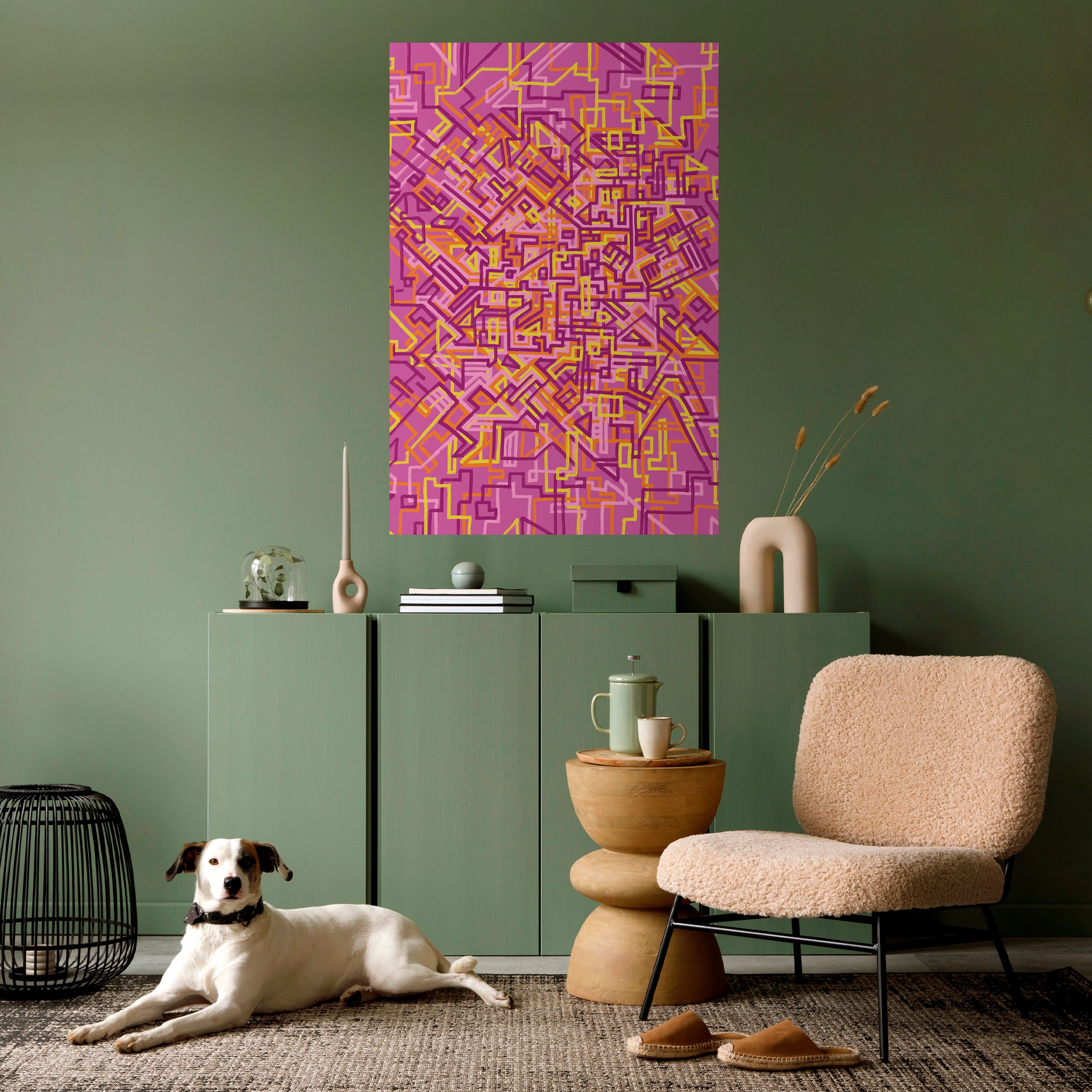 LOVELY MEMORIES Peel and Stick Vertical Poster