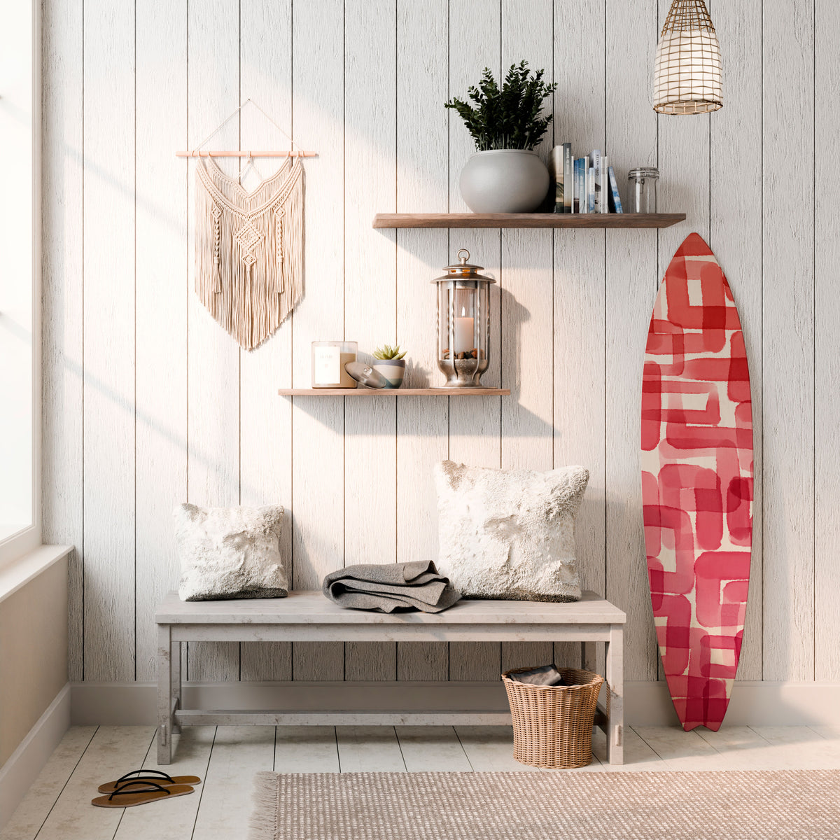 KALEIDOSCOPIC CUBISM Surfboard Decorative Panel