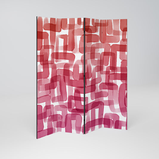 KALEIDOSCOPIC CUBISM 4-Panel Room Divider