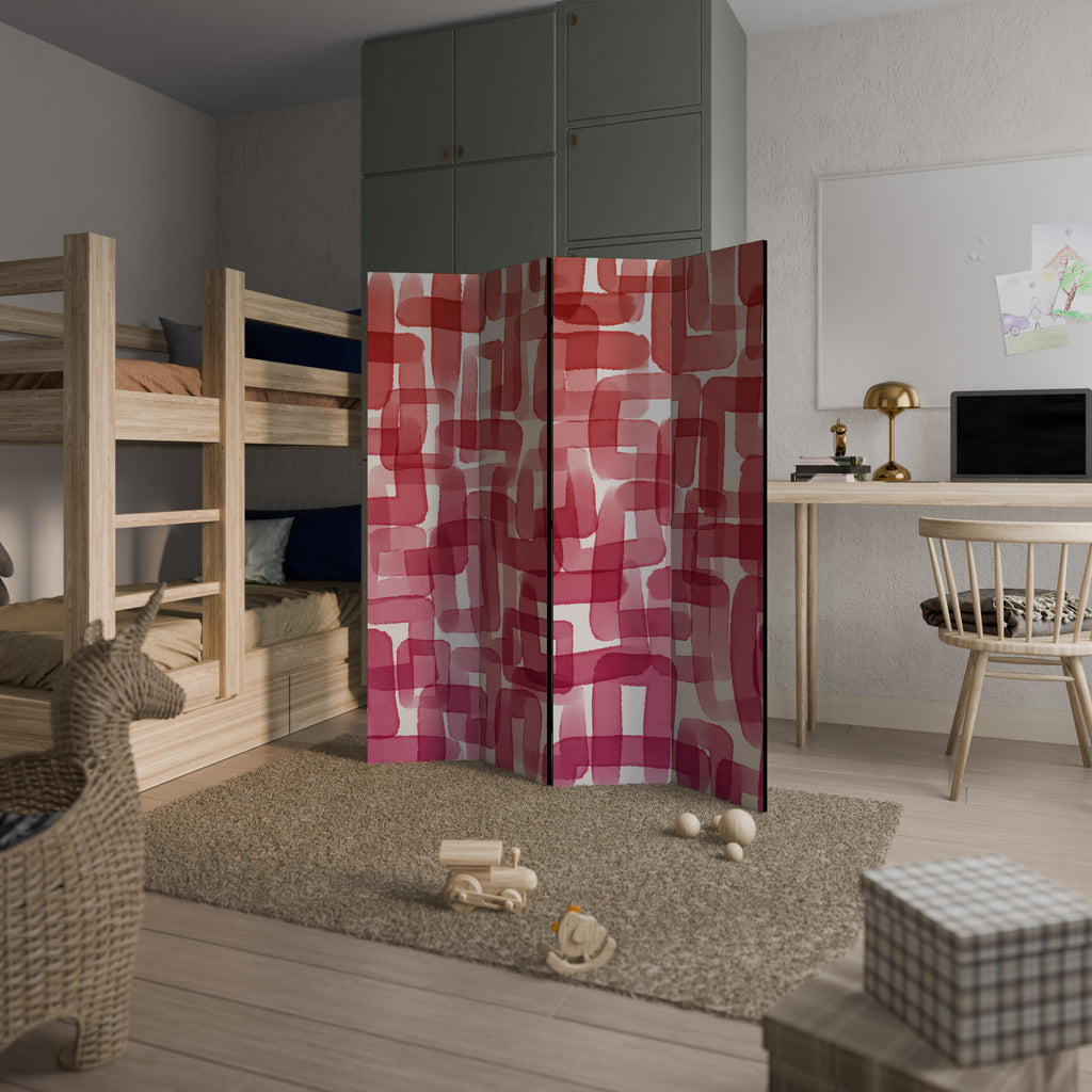 KALEIDOSCOPIC CUBISM Παραβάν με 4 πάνελ