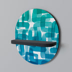 TURQUOISE RECTANGLES Διακοσμητικό Ράφι Art Shelf