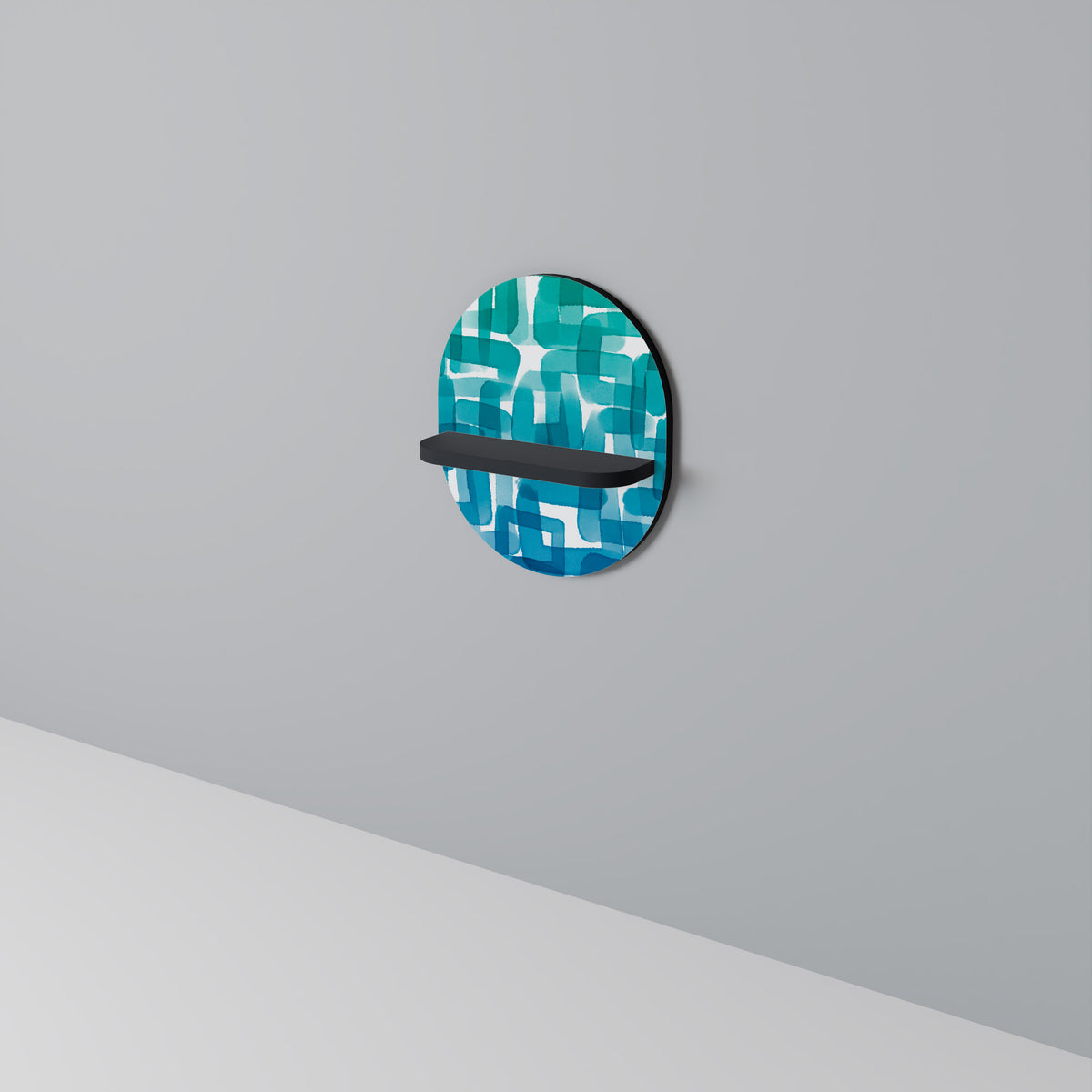 TURQUOISE RECTANGLES Διακοσμητικό Ράφι Art Shelf