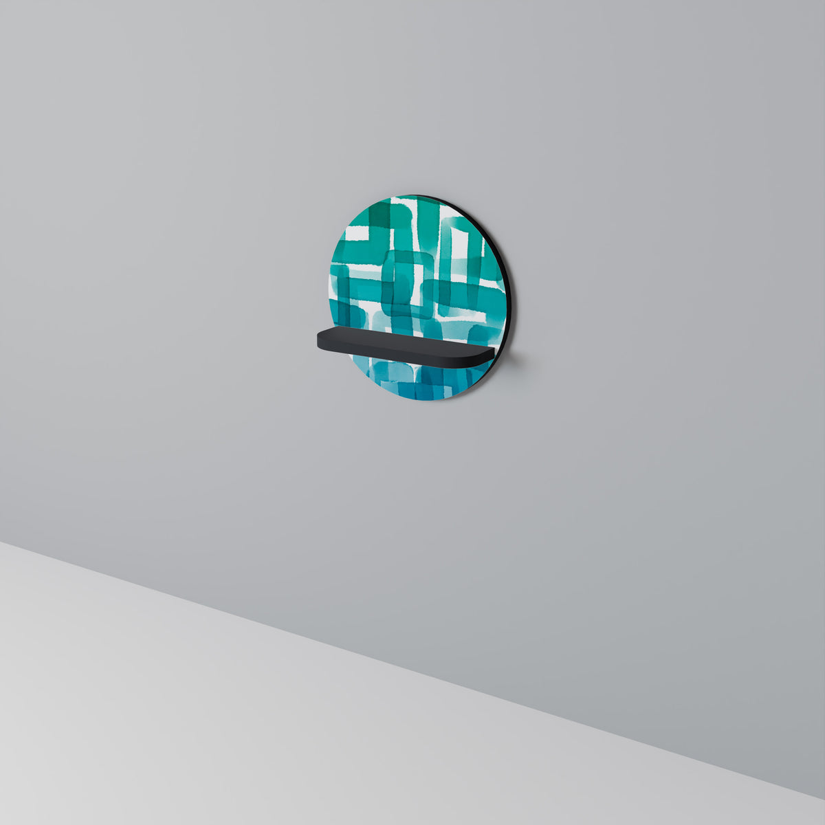 TURQUOISE RECTANGLES Διακοσμητικό Ράφι Art Shelf