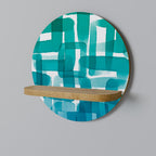 TURQUOISE RECTANGLES Διακοσμητικό Ράφι Art Shelf
