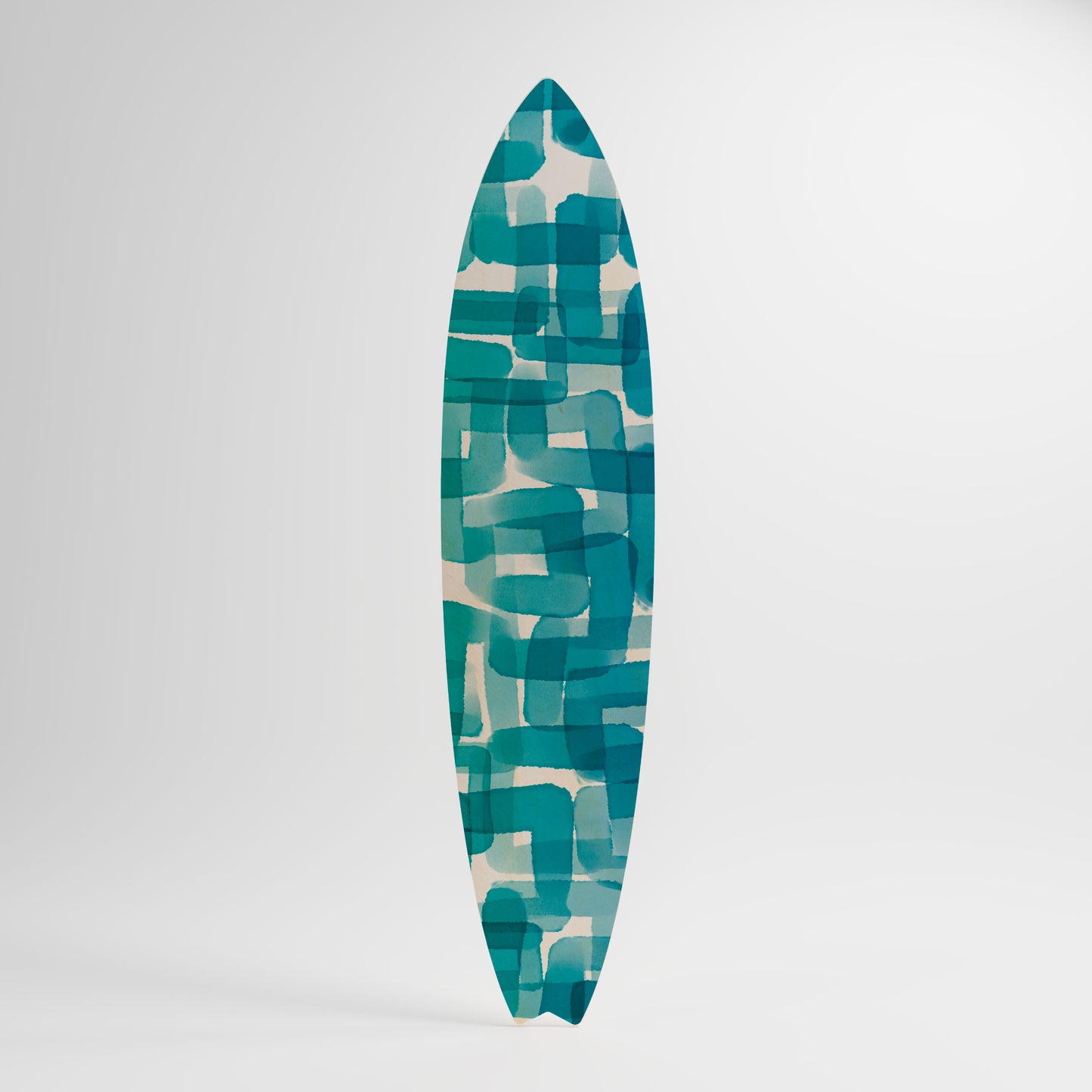 TURQUOISE RECTANGLES Διακοσμητική σανίδα Surf